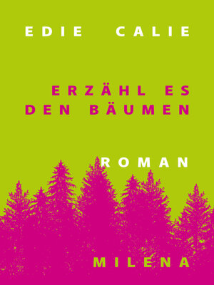 cover image of Erzähl es den Bäumen